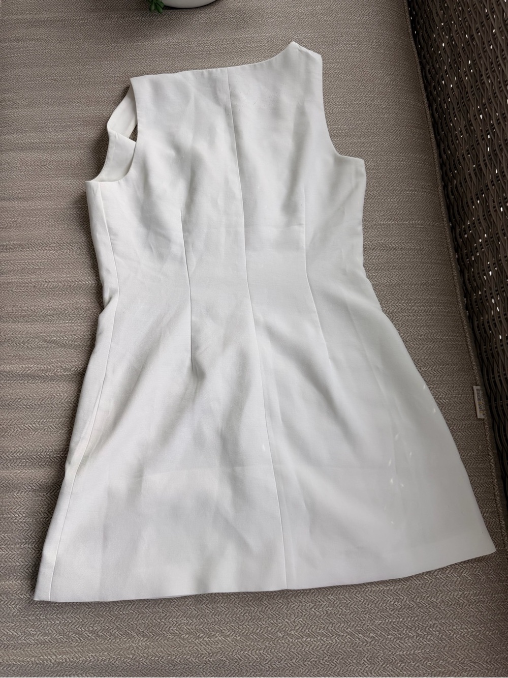 Sincerely Jules White Button-Front Mini Dress - Picture 3 of 3